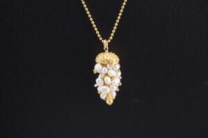 Catherine Weitzman Jellyfish Necklace-Sealife Jewelry-Unique